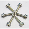 china custom precision torx hex flange bolt with serration